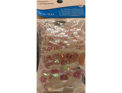 Sequins, Multi Size - AB Clear